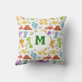 モノグラム独占的恐竜 クッション (裏面)