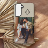 モノグラム独自のフォトカラーブロックを追加 SAMSUNG GALAXYケース