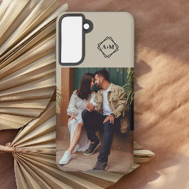 モノグラム独自のフォトカラーブロックを追加 SAMSUNG GALAXY S21ケース