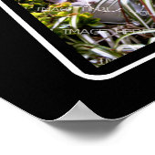 モノグラム独自の6フォトコラージブラックを作成 ポスター (角)