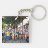 モノグラム王室のブモダンルーストライプ懇親会 キーホルダー (裏面)