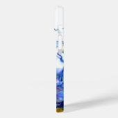 モノグラム王室のブルー抽象芸術ブルー Case-Mate iPhoneケース (裏面 / 左)