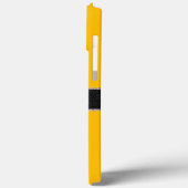 モノグラム琥珀色の背景 Case-Mate iPhoneケース (裏面 / 左)