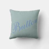 モノグラム甘い白色マルチーズヨークシャーテリアミックス クッション (裏面)