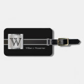 モノグラム男らしエグゼクティブスタイル ラゲッジタグ (正面横)