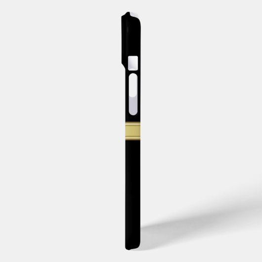 モノグラム男らしエグゼクティブ Case-Mate iPhoneケース (裏面 / 左)