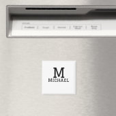 モノグラム男らし資本の追加シンプルクラシック マグネット (インサイチュ (食洗機))