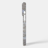 モノグラム白クリーム書道ブラック抽象芸術 Case-Mate iPhoneケース (裏面 / 左)