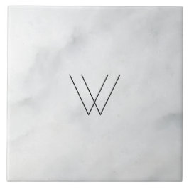 モノグラム白大理石 タイル
