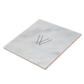 モノグラム白大理石 タイル (側面)