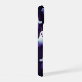 モノグラム白熱［赤熱］光を放つ幽霊in the night iPhone 15ケース (右側面)