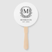 モノグラム白黒クレストボタニッ結婚クス ハンドファン (裏面)