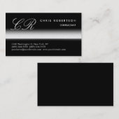 モノグラム白黒グレートレンディー名刺 名刺 (正面/裏面)