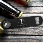 モノグラム白黒スタイリッシュミニマモダンリスト スピード栓抜き