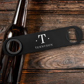 モノグラム白黒スタイリッシュミニマモダンリスト スピード栓抜き