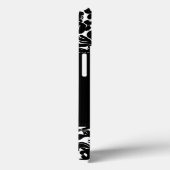 モノグラム白黒ダマスクiPadエアケース Case-Mate iPhoneケース (裏面 / 右)