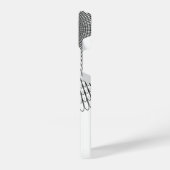 モノグラム白黒バタフライトレイル iPhoneケース (左側面)