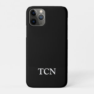 モノグラム白黒ミニマルモダンリスト iPhone 11 PROケース