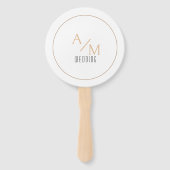 モノグラム白 ハンドファン (正面)