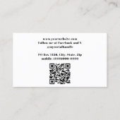 モノグラム白 名刺 (裏面)