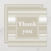 モノグラム砂岩ストライプ サンキューカード (正面/裏面)