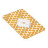 モノグラム磁石とオレンジ色のモロッコ模様 マグネット (右側)