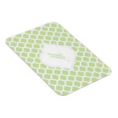 モノグラム磁石を使用した緑のモロッコパターン マグネット (右側)