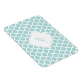 モノグラム磁石付き青モロッコパターン マグネット (右側)