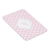 モノグラム磁石付きPInkモロッコパターン マグネット (右側)