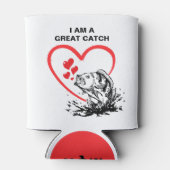 モノグラム私はキャッチ素晴らしラブ魚釣り 缶クーラー (裏面)