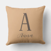 モノグラム秋の雰囲気 クッション (裏面)