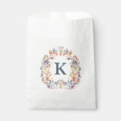 モノグラム秋カラーイエロー、オレンジレッドブルーフローラ フェイバーバッグ (正面)