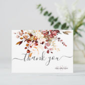 モノグラム秋素朴ガムユーカリ サンキューカード (スタンド正面)