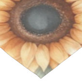 モノグラム秋花ひまわり水色 テーブルクロス (アングル)