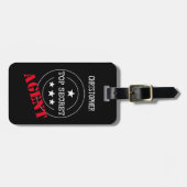 モノグラム秘密エージェントキッズ ラゲッジタグ (正面横)