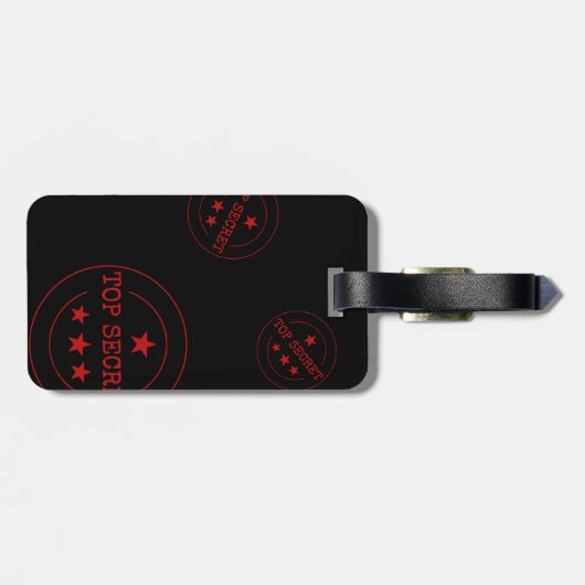 モノグラム秘密エージェントキッズ ラゲッジタグ (裏面横)