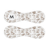 モノグラム紙パターン 野球ボール (パネル)