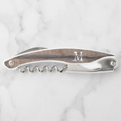 モノグラム素朴イニシャルスクリプトボトルカスタム  ソムリエナイフ (裏面)