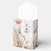 モノグラム素朴ウォーターカラーウッドラ結婚ンド フェイバーボックス (オープン)