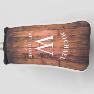 モノグラム素朴ウッド ゴルフヘッドカバー