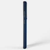 モノグラム素朴ダークブルー SAMSUNG GALAXYケース (右側面)