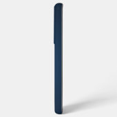 モノグラム素朴ダークブルー SAMSUNG GALAXYケース (左側面)