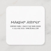 モノグラム素朴テクスチャ 予約カード (裏面)