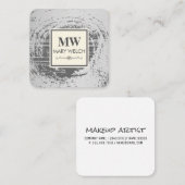 モノグラム素朴テクスチャ 予約カード (正面/裏面)