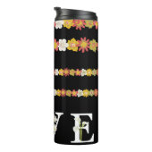 モノグラム素朴デイジーフローララブ タンブラー (回転右)