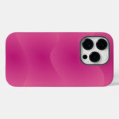 モノグラム素朴ピンクティール（緑がかった色） Case-Mate iPhoneケース (裏面 (横))