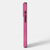 モノグラム素朴ピンクティール（緑がかった色） Case-Mate iPhoneケース (裏面 / 左)