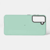 モノグラム素朴ブルーティール(緑がかった色) SAMSUNG GALAXYケース (裏面横)