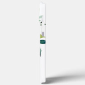 モノグラム素朴付き水彩植物体 Case-Mate iPhoneケース (裏面 / 左)