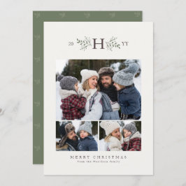 モノグラム素朴3枚 シーズンカード